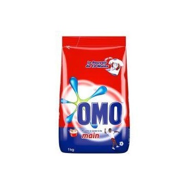 Omo poudre à laver à la main sachet 1Kg