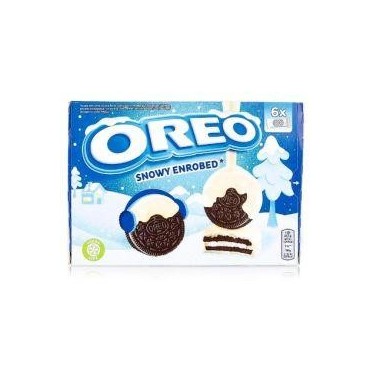 Oreo biscuits enneigés &amp; enrobés au chocolat blanc x6 246 g