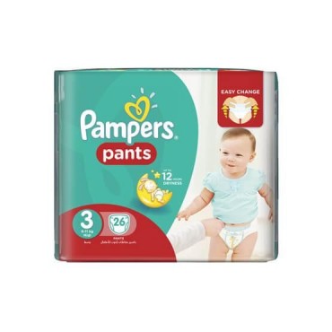 Pampers couches culottes midi 6-11kg x31