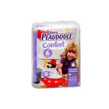 Peaudouce couches bébé confort N°6 +16kg x16