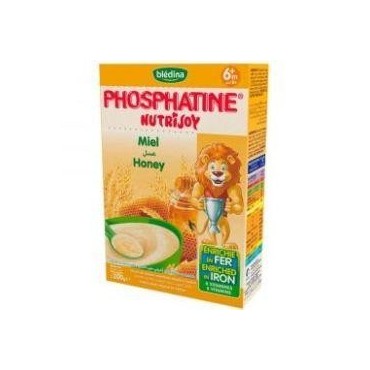 Phosphatine Nutrijoy flocons de céréales instantanés au miel 200g