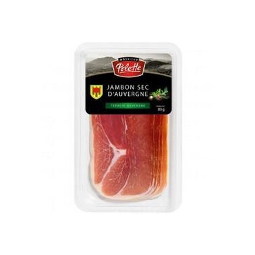 Polette jambon sec d'Auvergne 80g