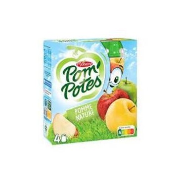 POM'POTES Pomme Nature 4x90g
