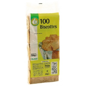 Pouce 100 biscottes au froment 750g