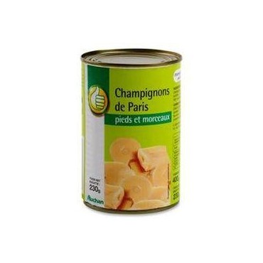 Pouce champignons de paris pieds et morceaux 230g