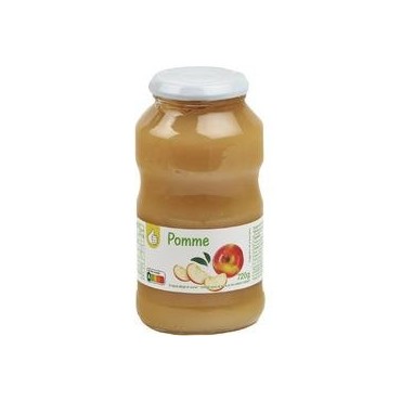 Pouce compote de pommes allégée en sucre 75cl