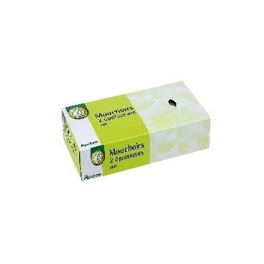 Pouce mouchoirs 2 épaisseurs boite x80