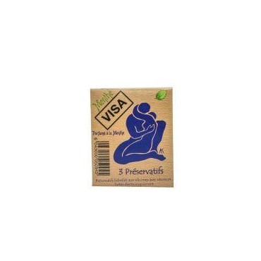 Préservatif visa menthe x3