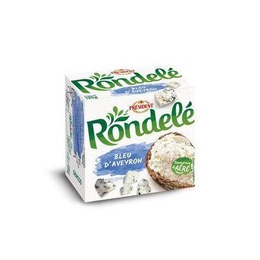 PRESIDENT Fromage Rondelé à pâte persillée au bleu à tartiner 125g