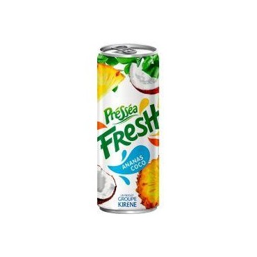 Présséa Fresh jus ananas coco canette 250ml