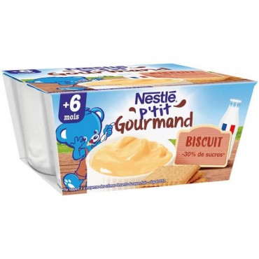 P’tit Gourmand biscuité dès 6 mois 4x100g