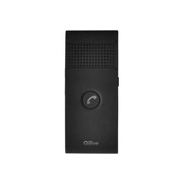 QLIVE Kit main libre bluetooth noir pour voiture