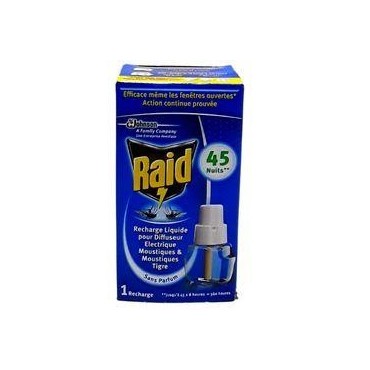 Raid 45 Nuits Recharge Liquide pour diffuseur Electrique