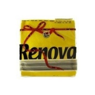 Renova serviette de table jaune x70