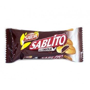 Saida biscuits sablito fourré chocolat 43g