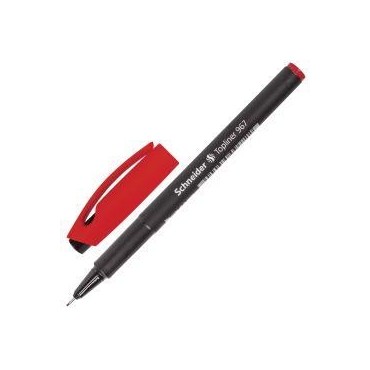 Schneider stylo feutre Topliner 967 rouge x1