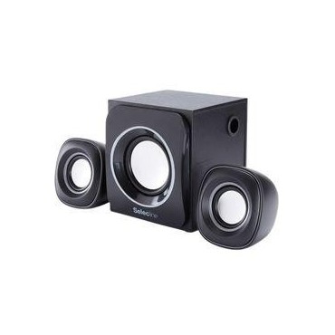 SELECLINE Enceintes 2.1 SH-2105 - 6W - Noir
