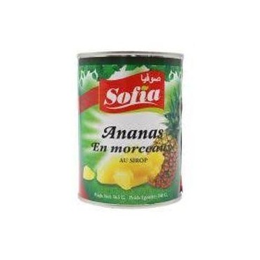 Sofia ananas en morceaux 564g
