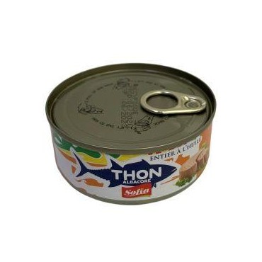 Sofia thon albacore entier à l'huile 140 g