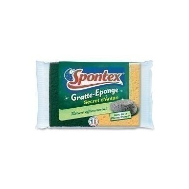 Spontex gratte éponge X2