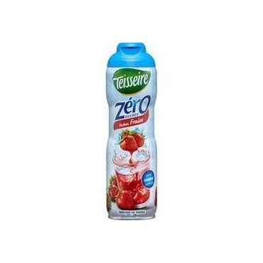 Teisseire sirop fraise zéro sucre 60cl