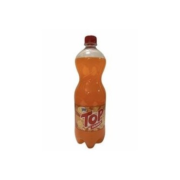 Top boisson gazeuse à l'orange 1L
