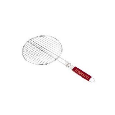 Tornado grille ronde pour barbecue manche en bois