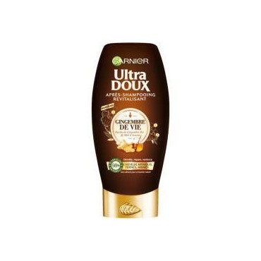 Ultra Doux après-shampoing revitalisant à la racine de gingembre...