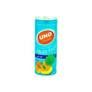 Uno jus multi fruit canette 250 ml