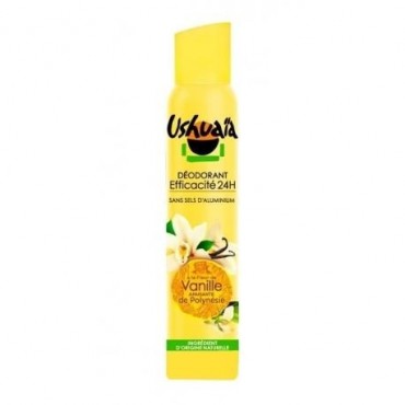 UshuaÏa déodorant à la fleur de vanille apaisante de Polynésie 200ml