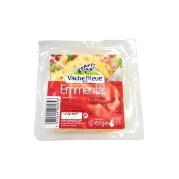 Vache Bleue fromage emmental en bloc 150g