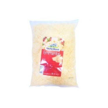 Vache Bleue fromage emmental râpé sachet 1kg