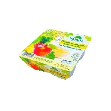 Valade compote pomme & ananas 4x100g