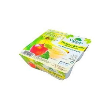 Valade compote pomme & banane 4x100g