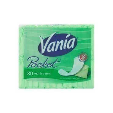 VANIA Pocket protège-slips mini en pochette individuelle X30