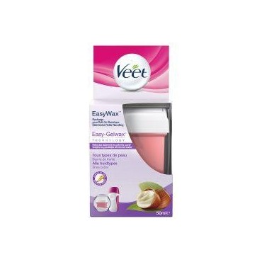 Veet EasyWax recharge pour roll-on électrique au beurre de karité 50ml
