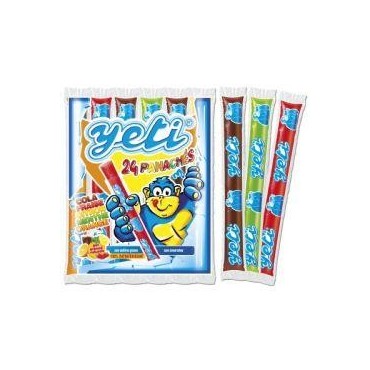 Yetigel glace 24 tubes panachés 1,2l