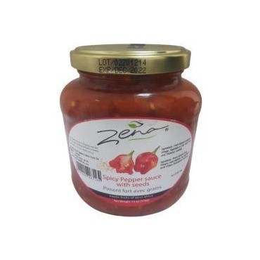 Zena purée de piment fort avec grains 370g